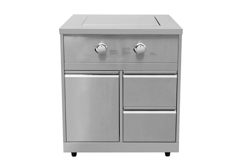 Inox Range - Modul med sidebrenner - Myoutdoorkitchen - Hage - Griller - Grilltilbehør