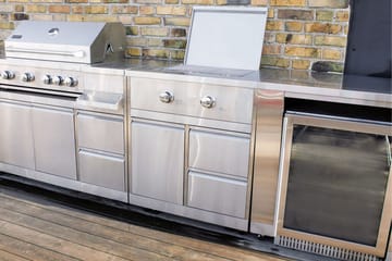 Inox Range - Modul med sidebrenner - Myoutdoorkitchen - Hage - Griller - Grilltilbehør