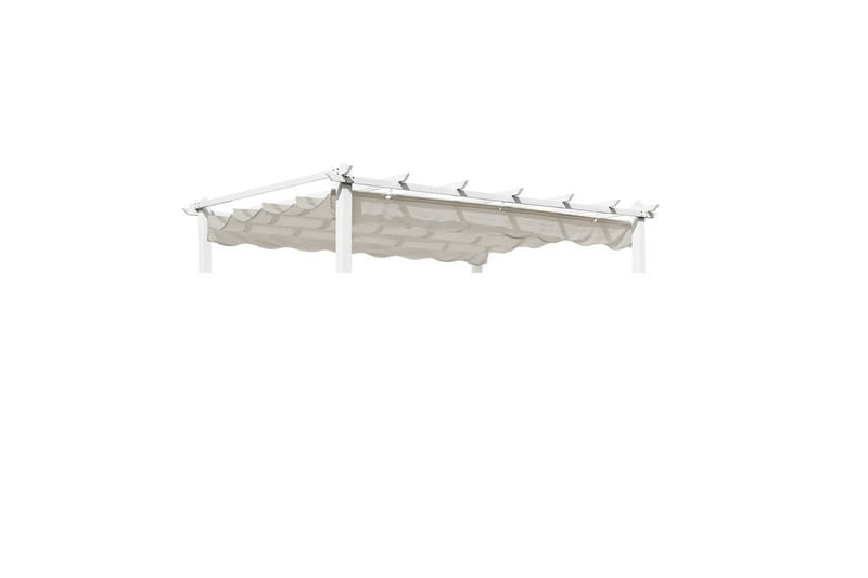 Pergolatak Hillerstorp Skanör 300 x 400 cm Sand - Sand - Hagemøbler - Solbeskyttelse - Pergola