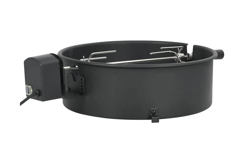 Rotisseriesett grill 47 cm svart - Svart - Hage - Griller - Grilltilbehør - Grillstativ & rotisseri
