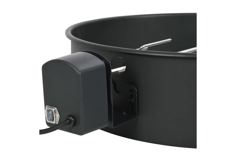 Rotisseriesett grill 57 cm svart - Svart - Hage - Griller - Grilltilbehør - Grillstativ & rotisseri