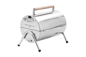 Brbar bordgrill kull rustfritt stål doble rister - Hage - Griller - Kullgrill - Kulegrill
