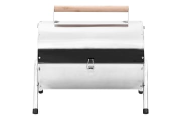 Brbar bordgrill kull rustfritt stål doble rister - Hage - Griller - Kullgrill - Kulegrill