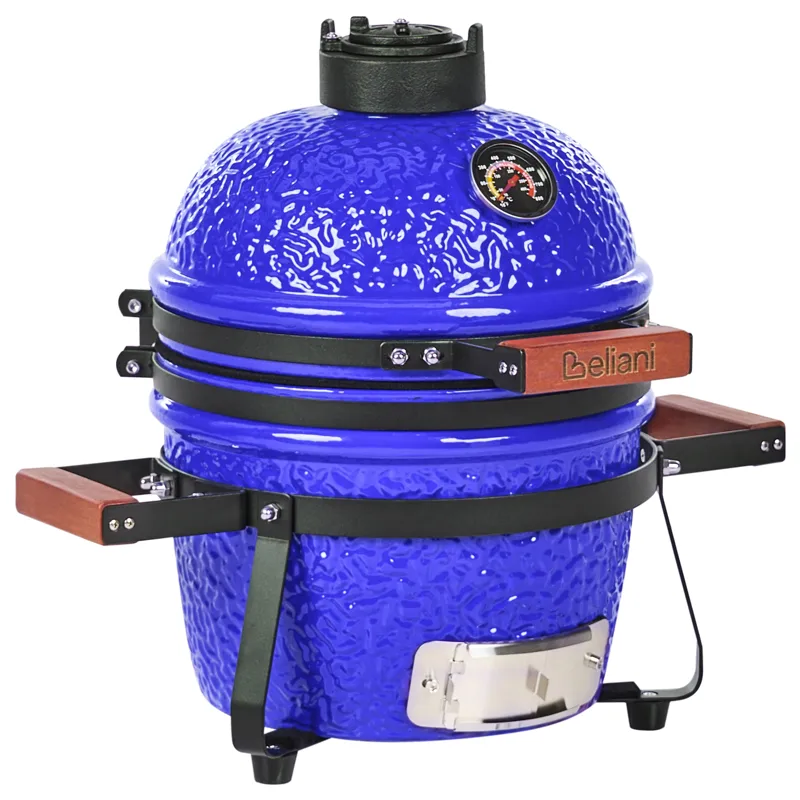 Kamado kullgrill keramikk - Blå - Hage - Griller - Kullgrill - Kulegrill