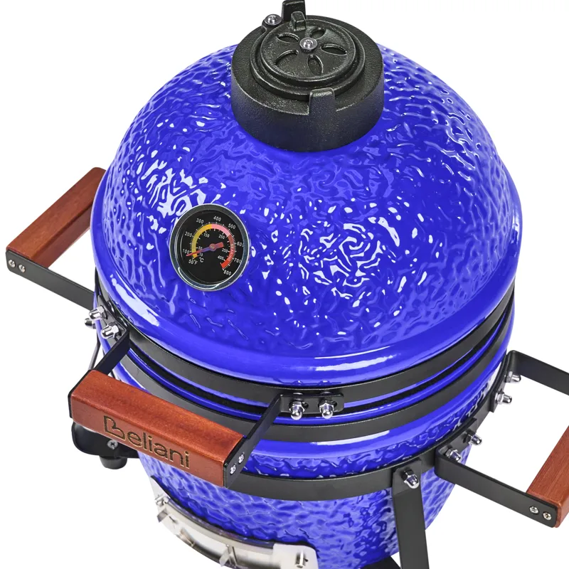 Kamado kullgrill keramikk - Blå - Hage - Griller - Kullgrill - Kulegrill