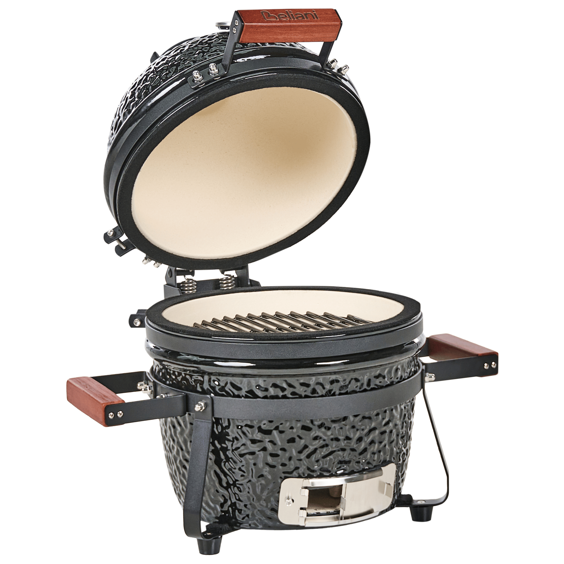 Kamado kullgrill keramikk - Svart