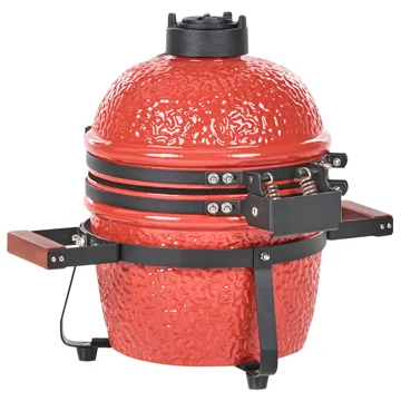 Kamado kullgrill keramikk - Rød - Hage - Griller - Kullgrill - Kulegrill