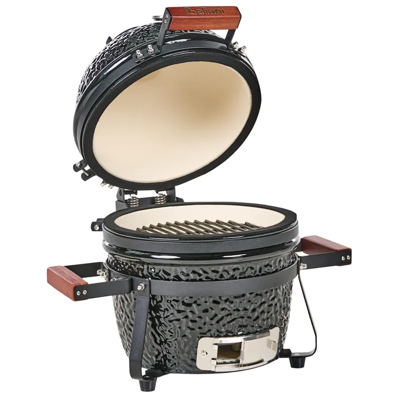 Kamado kullgrill keramikk, Svart