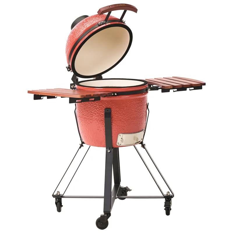 Kullgrill Kamado Keramikk, Rød/Svart/Brun