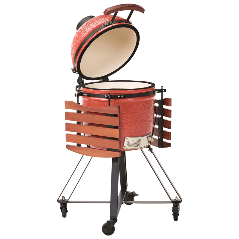 Kullgrill Kamado Keramikk - Rød/Svart/Brun - Hage - Griller - Kullgrill - Kulegrill
