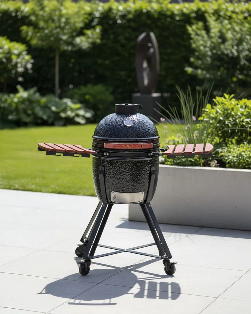 Kullgrill Kamado Keramikk - Svart/brun - Hage - Griller - Kullgrill - Kulegrill