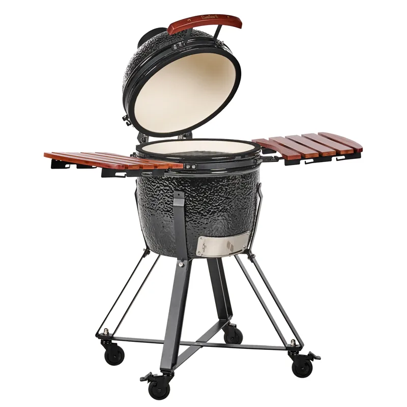 Kullgrill Kamado Keramikk, Svart/brun