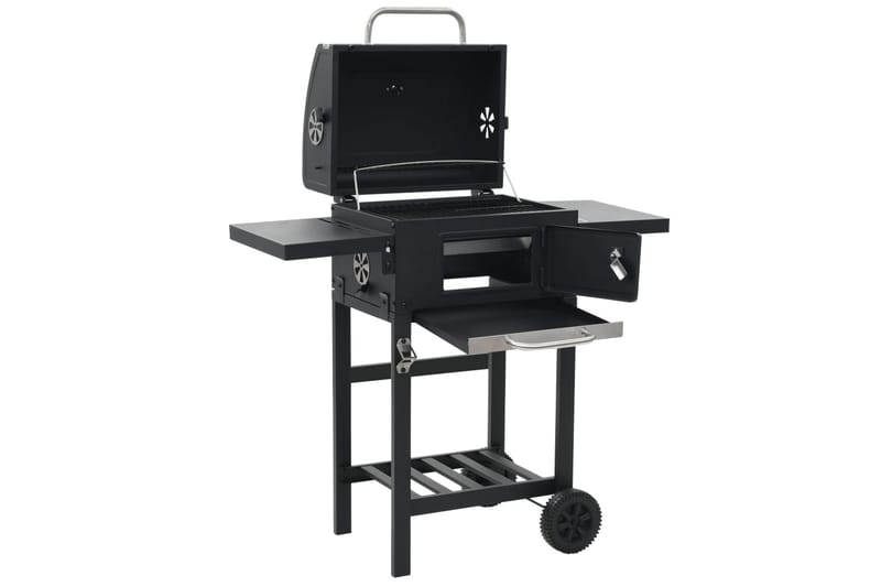 Kullgrill med bunnhylle svart - Hage - Griller - Kullgrill - Kulegrill