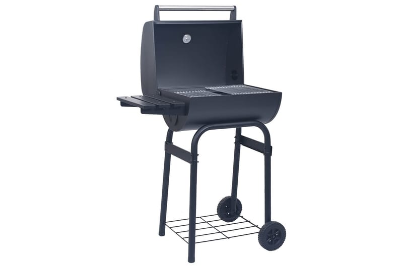 Røykgrill med bunnhylle kull svart - Svart - Hage - Griller - Kullgrill - Kulegrill