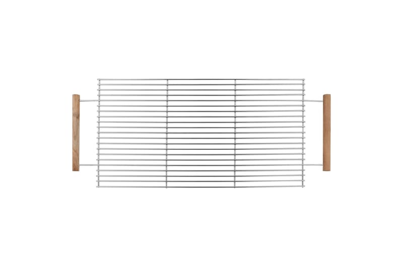 XXL Kullgrill med hjul og 2 hyller rustfritt stål - Hage - Griller - Kullgrill - Kulegrill