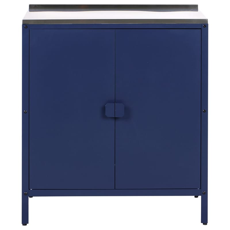 2-delt utekjøkken med vask Vilama - Blå, Sølv - Hage - Griller - Utekjøkken - Komplette utekjøkken