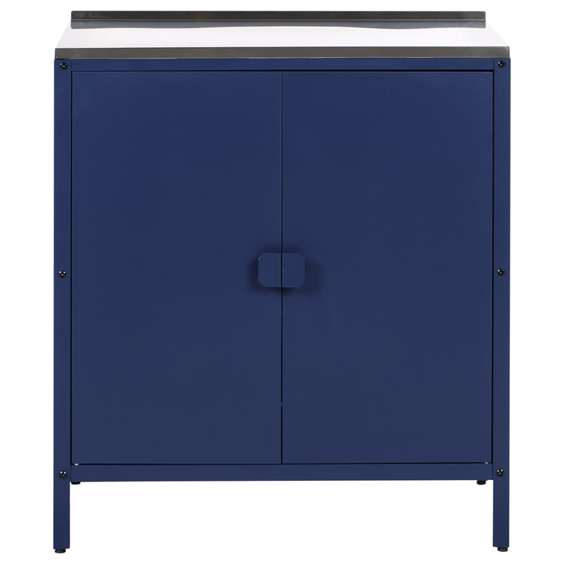 2-delt utekjøkken Vilama Stål - Blå/Sølv - Hage - Griller - Utekjøkken - Komplette utekjøkken