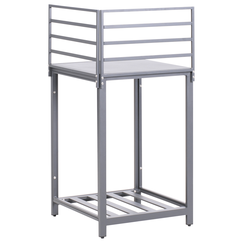 4-delt utekjøkken med vask Mirador kunstrotting - Grå/Beige - Hage - Griller - Utekjøkken - Komplette utekjøkken