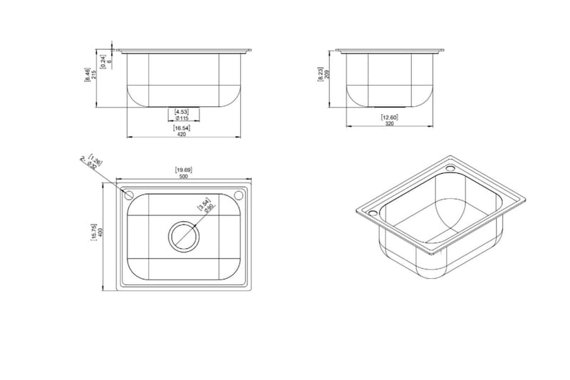 Built-in - Vask - Myoutdoorkitchen - Hage - Griller - Utekjøkken - Bygg ditt eget utekjøkken