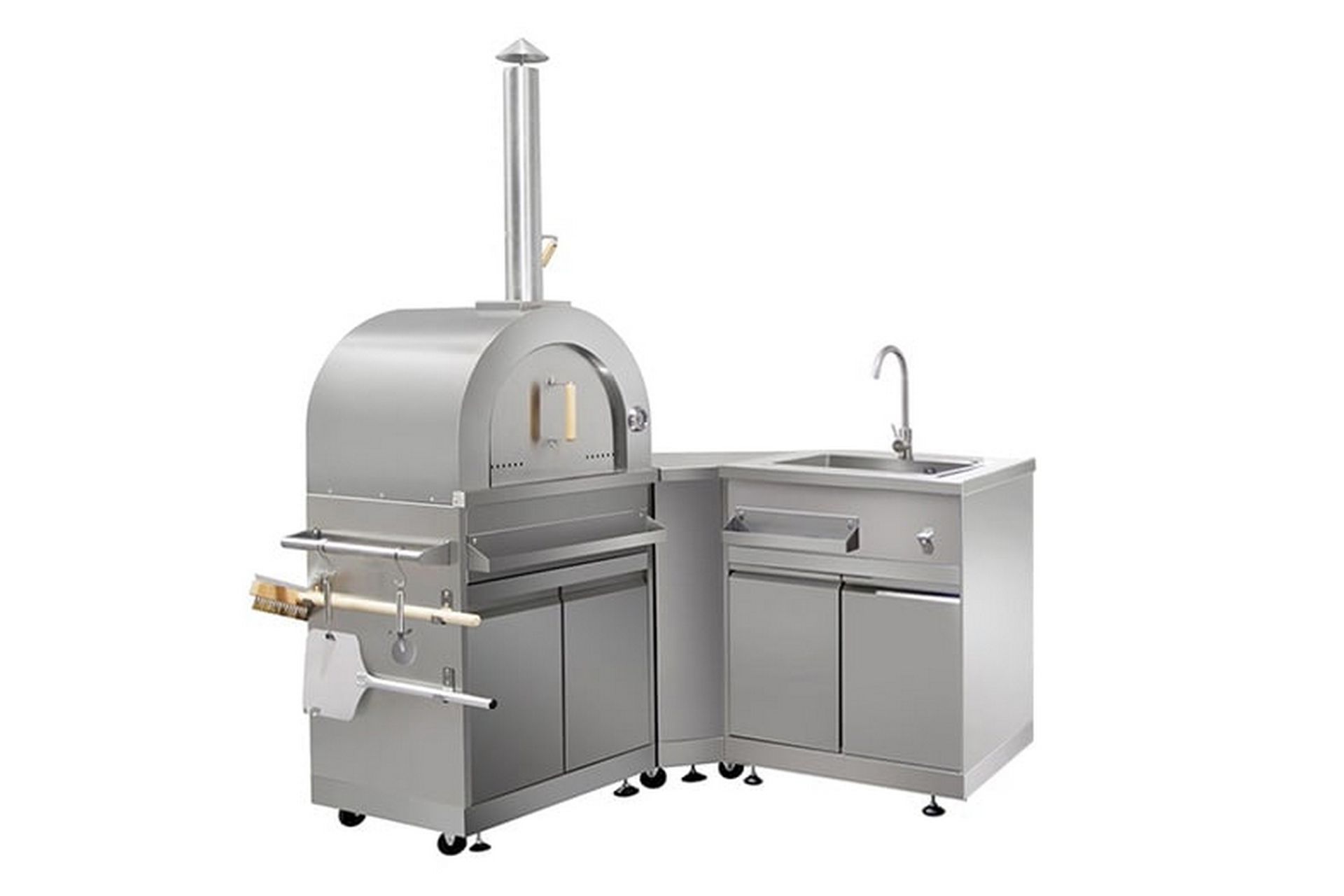 Inox Range - 430SS Stainless - Hjørnemodul - Myoutdoorkitchen - Hage - Griller - Utekjøkken - Bygg ditt eget utekjøkken