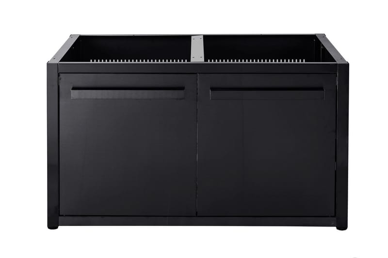 Nordic Line Black Basemodul med Dør 120 cm 2 Moduler Svart - MyOutdoorKitchen - Hage - Griller - Utekjøkken - Bygg ditt eget utekjøkken