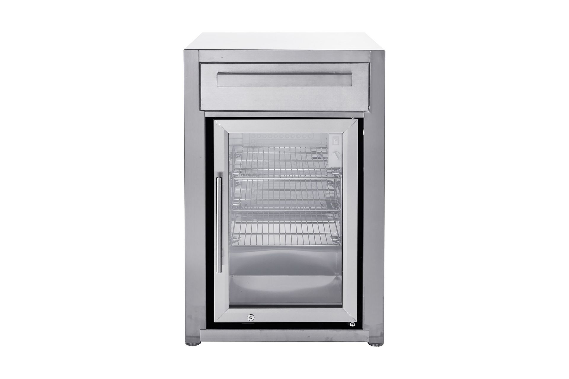 Nordic Line Stainles S Frittstående Kjøleskap Rustfritt Stål - MyOutdoorKitchen - Hage - Griller - Utekjøkken - Bygg ditt eget utekjøkken
