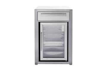 Nordic Line Stainles S Frittstående Kjøleskap Rustfritt Stål - MyOutdoorKitchen - Hage - Griller - Utekjøkken - Bygg ditt eget utekjøkken