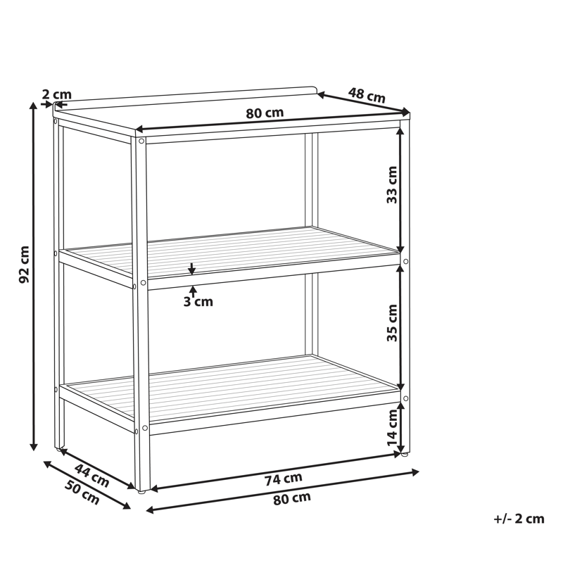 Kjøkkenøy for utendørsbruk Ivrea akasietre - Brun/grå - Hage - Griller - Utekjøkken - Komplette utekjøkken