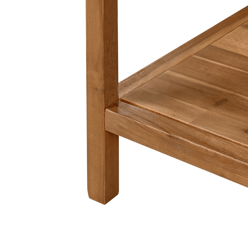 Kjøkkenøy for utendørsbruk Venosa akasietre - Brun - Hage - Griller - Utekjøkken - Komplette utekjøkken