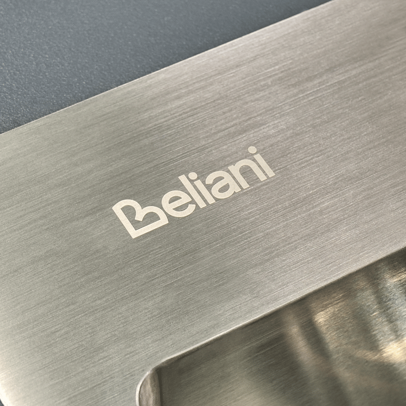 Kjøkkenøy med vask for utendørsbruk Brucoli akasietre - Brun/Grå/Sølv - Hage - Griller - Utekjøkken - Komplette utekjøkken