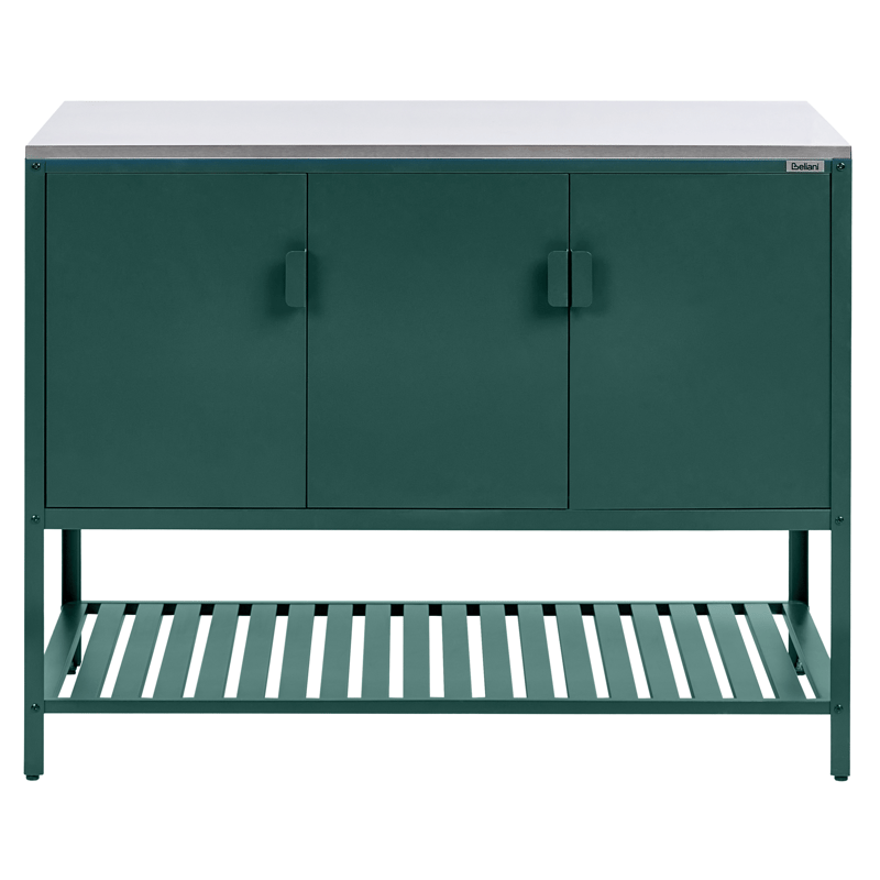 Kjøkkenskap for utendørsbruk Maenza Stål - Grønn/Sølv - Hage - Griller - Utekjøkken - Komplette utekjøkken