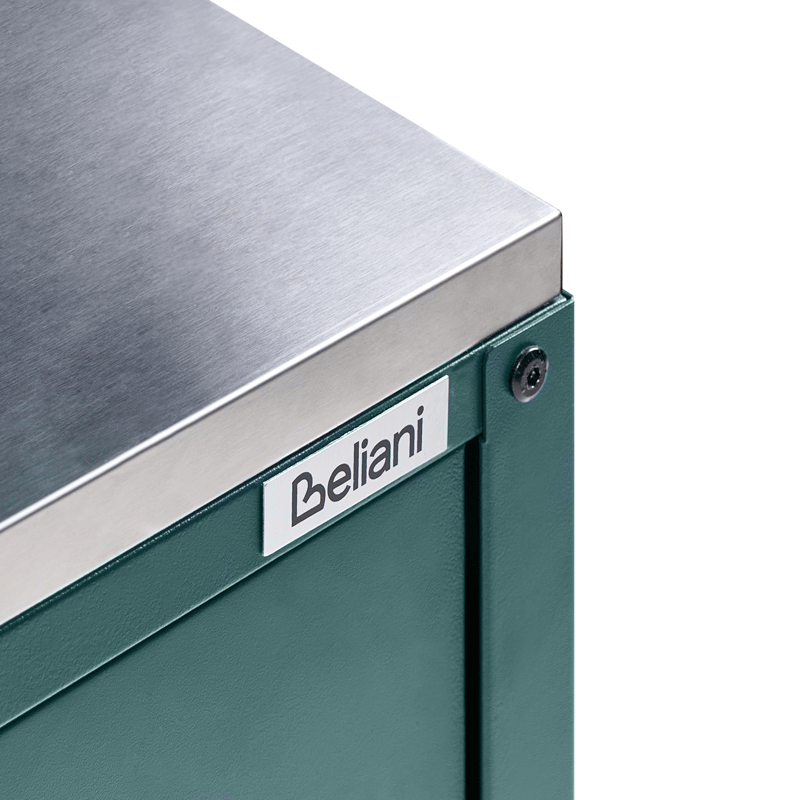 Kjøkkenskap for utendørsbruk Maenza Stål - Grønn/Sølv - Hage - Griller - Utekjøkken - Komplette utekjøkken