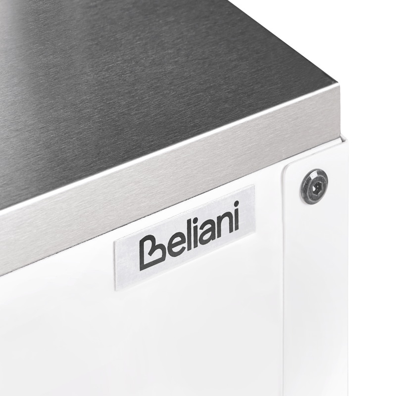 Kjøkkenskap med vask for utendørsbruk Maenza Stål - Hvit/svart - Hage - Griller - Utekjøkken - Komplette utekjøkken