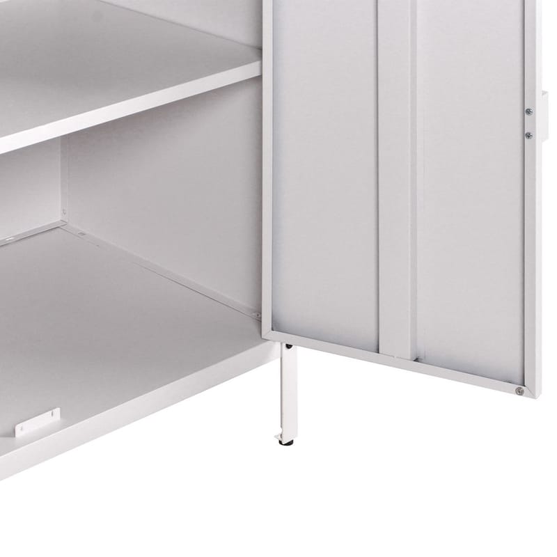 Kjøkkenskap med vask Vilama - Hvit, Sølv - Hage - Griller - Utekjøkken - Komplette utekjøkken