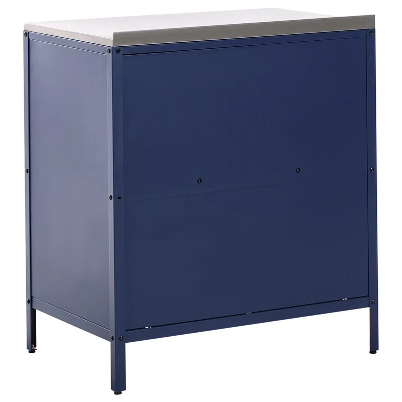 Kjøkkenskap Vilama - Blå, Sølv - Hage - Griller - Utekjøkken - Komplette utekjøkken