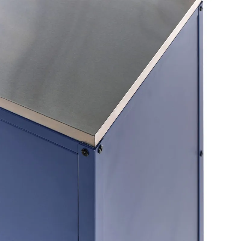 Kjøkkenskap Vilama - Blå, Sølv - Hage - Griller - Utekjøkken - Komplette utekjøkken