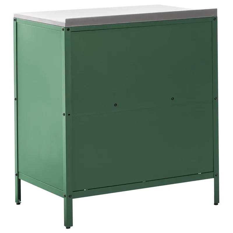 Kjøkkenskap Vilama - Grønn, Sølv - Hage - Griller - Utekjøkken - Komplette utekjøkken