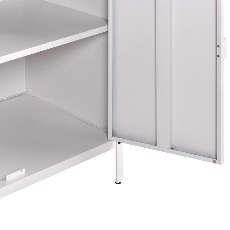 Kjøkkenskap Vilama - Hvit, Sølv - Hage - Griller - Utekjøkken - Komplette utekjøkken