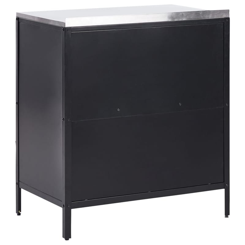 Kjøkkenskap Vilama - Svart, Sølv - Hage - Griller - Utekjøkken - Komplette utekjøkken