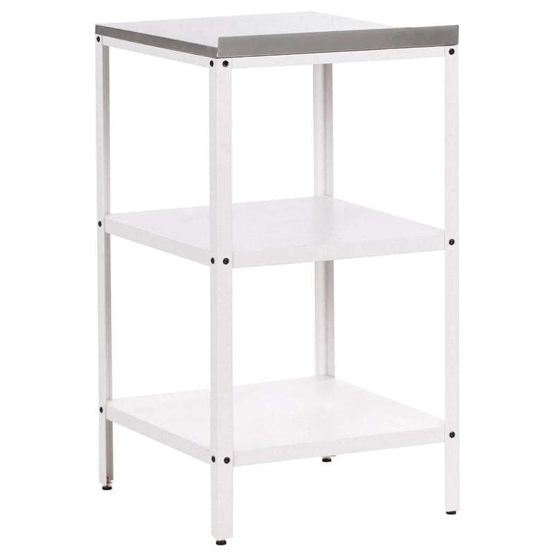 Liten kjøkkenøy Vilama - Hvit, Sølv - Hage - Griller - Utekjøkken - Komplette utekjøkken