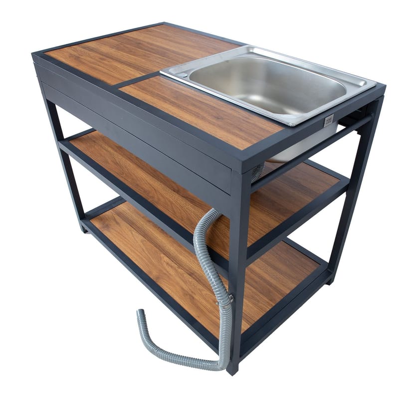 Outdoor Kitchen Module HOME4YOU - Grå - Hage - Griller - Utekjøkken - Komplette utekjøkken