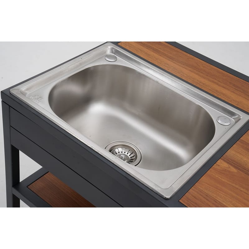 Outdoor Kitchen Module HOME4YOU - Grå - Hage - Griller - Utekjøkken - Komplette utekjøkken