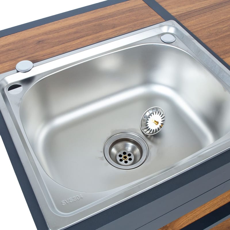 Outdoor Kitchen Module HOME4YOU - Grå - Hage - Griller - Utekjøkken - Komplette utekjøkken