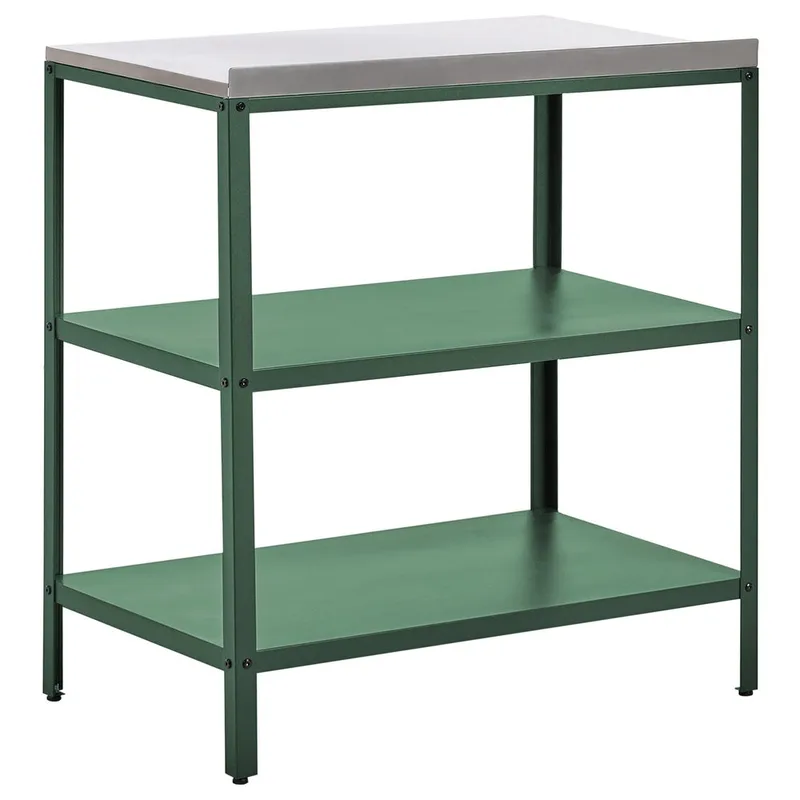 Stor kjøkkenøy Vilama - Grønn, Sølv - Hage - Griller - Utekjøkken - Komplette utekjøkken