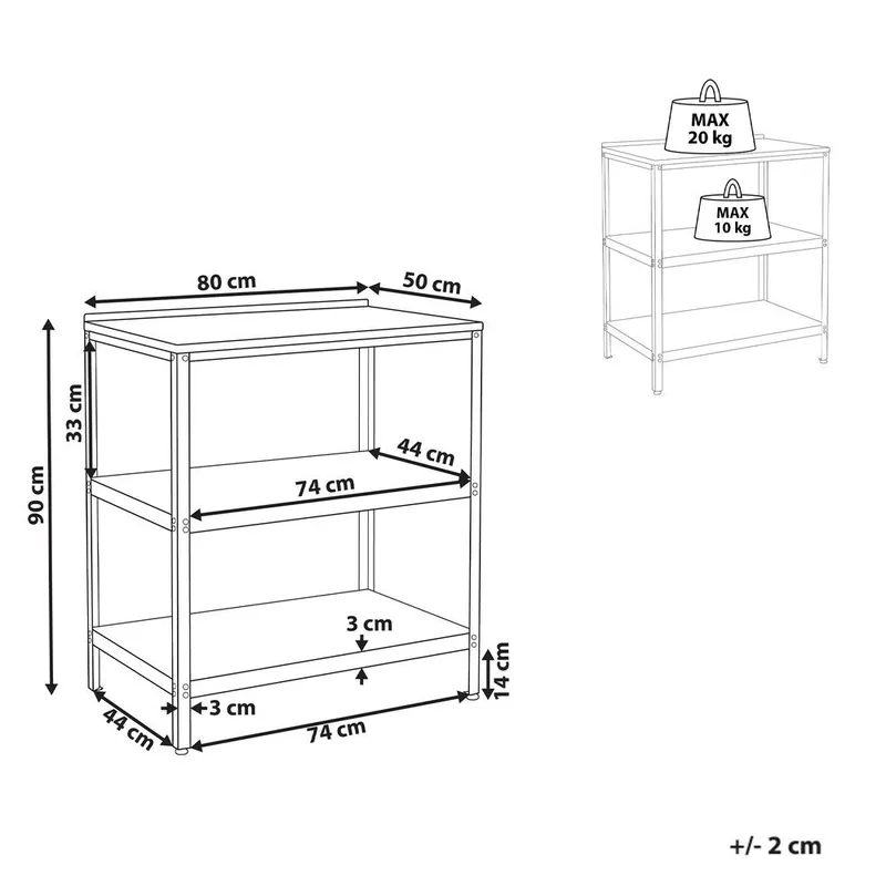 Stor kjøkkenøy Vilama - Grønn, Sølv - Hage - Griller - Utekjøkken - Komplette utekjøkken