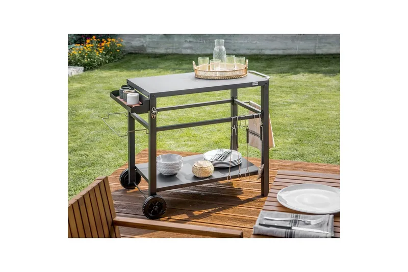 Trädgårdskök Beliani Staletti Black - Hage - Griller - Utekjøkken - Komplette utekjøkken