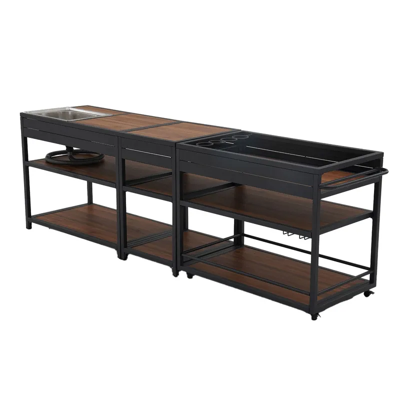 Utekjøkken HOME4YOU Boden, Grå