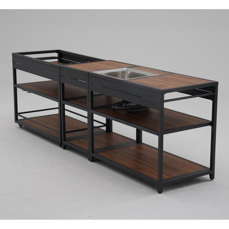 Utekjøkken HOME4YOU Boden - Grå - Hage - Griller - Utekjøkken - Komplette utekjøkken