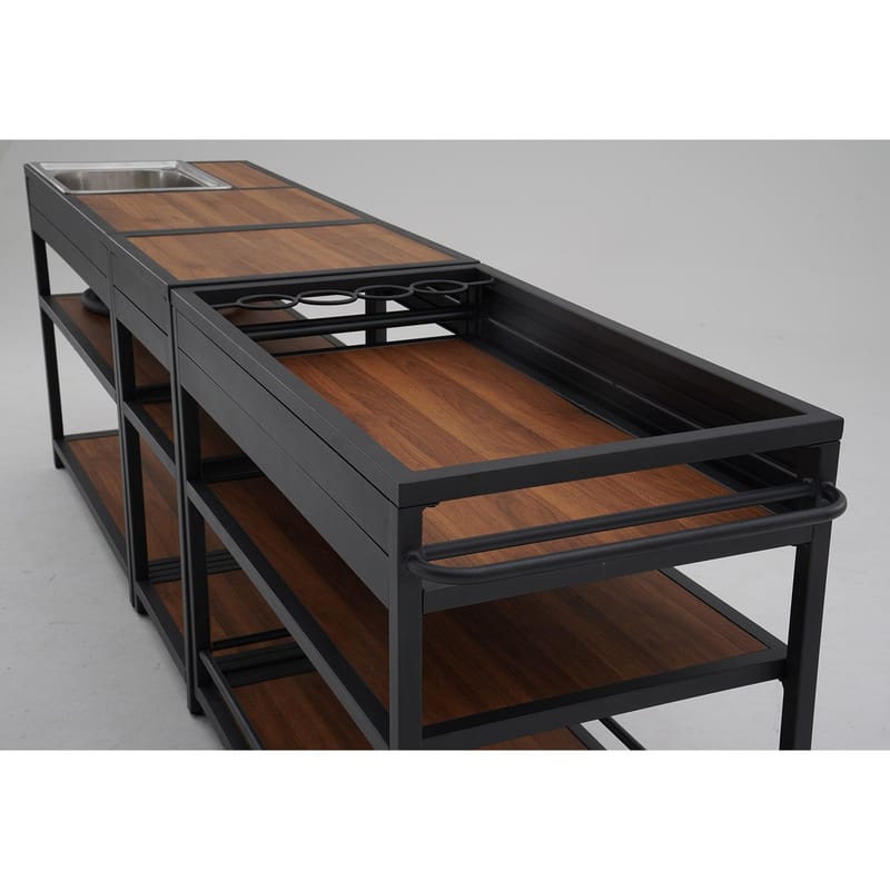 Utekjøkken HOME4YOU Boden - Grå - Hage - Griller - Utekjøkken - Komplette utekjøkken