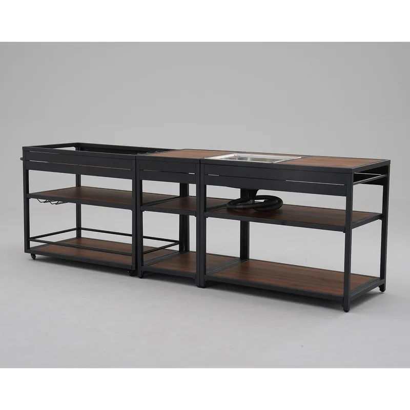 Utekjøkken HOME4YOU Boden - Grå - Hage - Griller - Utekjøkken - Komplette utekjøkken